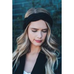 Winter warm new women braid crochet hair accessories wool knit headband