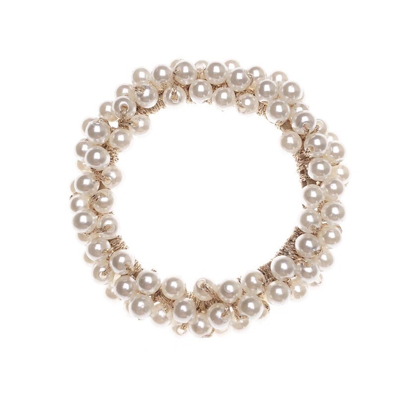 2020 Amazon Hot Selling Best Elastic Hair Tie Bulk Pearl Hair Band girls 2020 Amazon Hot Selling Best Elastic Hair Tie Bulk Pearl Hair Band girls