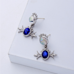 2019 african single stone diamond water drop vintage geometric earrings
