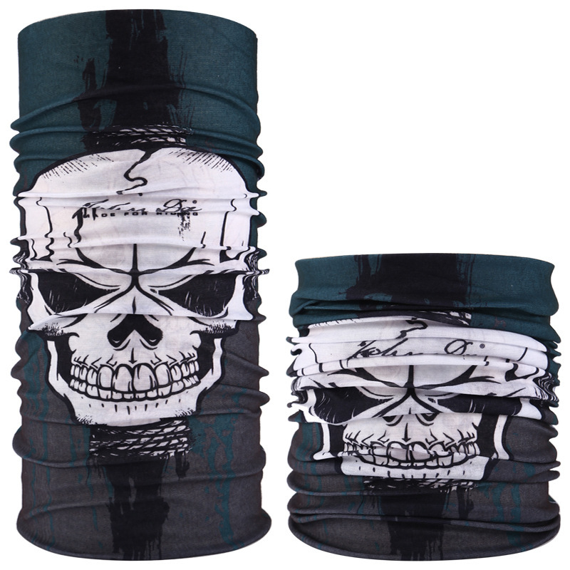 Promotional Headscarf Windproof Seamless Multi functional Magic Prop Skull Bandana