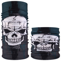 Promotional Headscarf Windproof Seamless Multi functional Magic Prop Skull Bandana