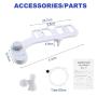 Non-electric bathroom water pressure control abs mechanical bidet attachment for toilet seat