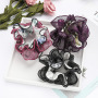 Summer Multi-layer pattern simulation silk lace flower elastic Hair Scrunchies for girls Summer Multi-layer pattern simulation silk lace flower elastic Hair Scrunchies for girls