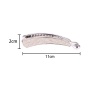Fashion full diamond toothed  pearl crystal headdress decoration vertical hair claw ponytail clips