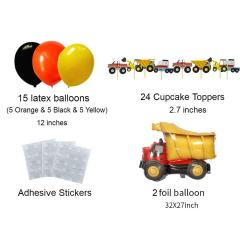 Construction Birthday Party decorations Dump Truck eco friendly party supplies