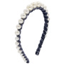 Wholesale fashion handmade twined narrow pearl hairbands for women headband Wholesale fashion handmade twined narrow pearl hairbands for women headband