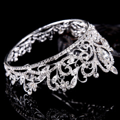 korea Alloy tiara birthday party Handmade Wedding Bridal round kids pageant crowns
