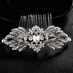 New design Bride silver Wedding hair accessories women bridal hair combs