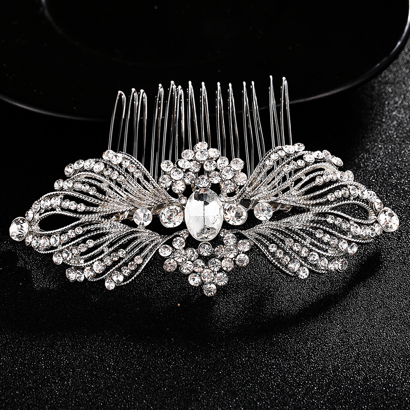 New design Bride silver Wedding hair accessories women bridal hair combs New design Bride silver Wedding hair accessories women bridal hair combs