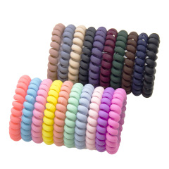 High quality no metal no damage no crease Telephone Wire Hair Ties for girls