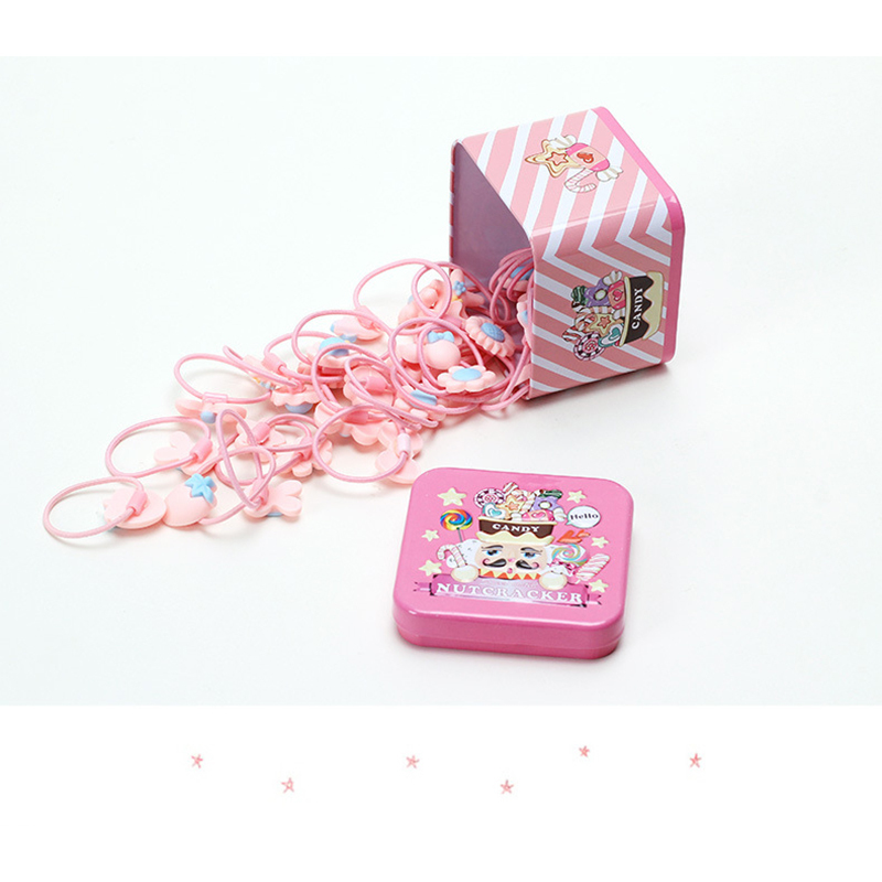 40pcs newborn baby girls pink cotton flower adjustable elastic headband hairband