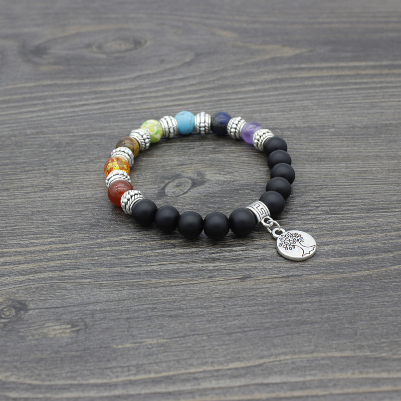 New Fashion Jewelry Yoga Beads Life Tree Bracelets With 7 Chakra Energy Natural Lava Stones New Fashion Jewelry Yoga Beads Life Tree Bracelets With 7 Chakra Energy Natural Lava Stones