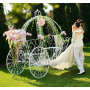 Iron pumpkin carriage Cinderella's Coach stage backdrop garden wedding decorations Iron pumpkin carriage Cinderella's Coach stage backdrop garden wedding decorations