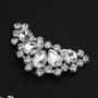 Manufacturers custom  diamond shoe buckle  bride wedding accessories shoes accessories  glass diamond shoe buckle