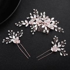 amazon ins fancy chinese custom wedding bridal accessories bridal with pearl comb pins