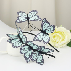 2020 new arrival amazon hot sale fabric butterfly hairband for girls kids 2020 new arrival amazon hot sale fabric butterfly hairband for girls kids