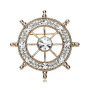 New Arrival fashion Designer Jewelry rhinestone Men Suit Anchor brooches