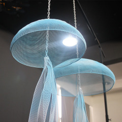 many designs metal hanging jellyfish wedding party ceiling birthday stage decorations