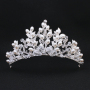 New dsgin silver pearl wedding crystal bridal tiaras and crowns for girls