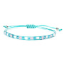 Boho 3pcs tiny bead bracelet Set woven twisted adjustable Seed Bead Bracelet