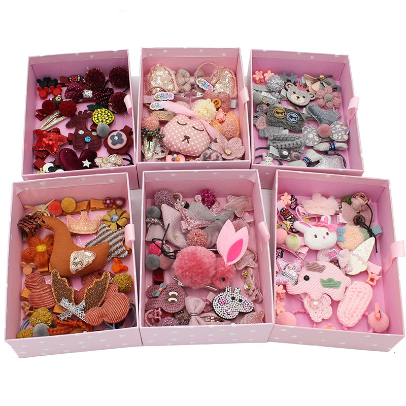 Hot baby girls hair band hair clip hair accessories newborn gift box Hot baby girls hair band hair clip hair accessories newborn gift box