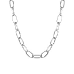 Creative retro punk style gold-color short thick alloy chain chocker necklace