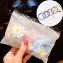 Wholesale cute 25pcs/bag colorful basics rope elastic hair tie for girls hair accessories