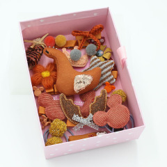 Hot baby girls hair band hair clip hair accessories newborn gift box