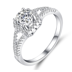 Fashion jewelry accessories silver wholesale engagement wedding glowing ring