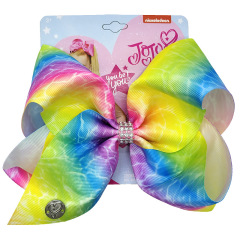 Handmade new 8-inch large bow flower hairpin hair clip baby accessories