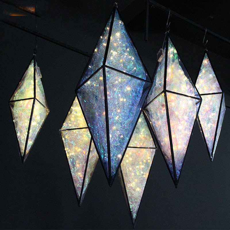 custom Gold metal diamond-shape rhombic Road Lead stage decoration event wedding table centerpieces custom Gold metal diamond-shape rhombic Road Lead stage decoration event wedding table centerpieces
