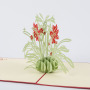 amazon custom christmas flower floral wedding valentine pop-up 3d card pop up card for gift amazon custom christmas flower floral wedding valentine pop-up 3d card pop up card for gift