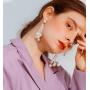 Fashion Teardrop Drop Earrings Elegant Jewelry Stud Dangle Pearl Chandelier Earring Fashion Teardrop Drop Earrings Elegant Jewelry Stud Dangle Pearl Chandelier Earring
