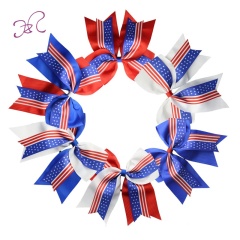 8 inch flag swallowtail hair bow tie sublimation elastic ribbon for hair ties for girls 8 inch flag swallowtail hair bow tie sublimation elastic ribbon for hair ties for girls