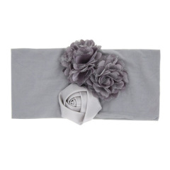 2020 Spring big flower hair band baby girl's headband kids hair accessories