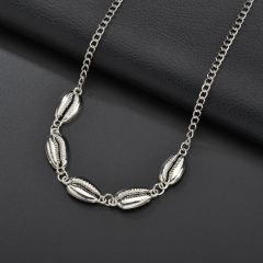 Cool jewelry for couples women chain shell design pendant metal necklace