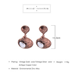 2019 Beach Exaggeration Jewellery customized latest designs shell earrings