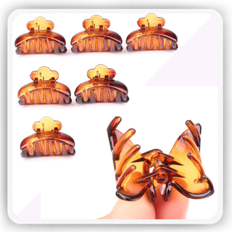 Fashion girls accessaries small acetate plastic resin mini hair claw clip for women Fashion girls accessaries small acetate plastic resin mini hair claw clip for women