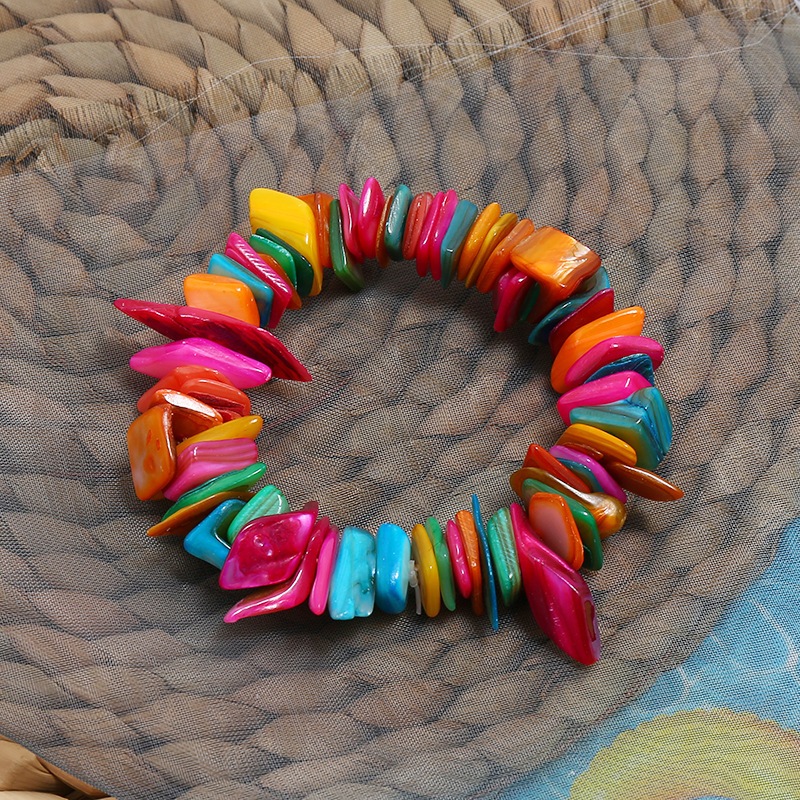 2020 new amazon ins fancy fashion girls color handmade hand leg shell bracelet for women 2020 new amazon ins fancy fashion girls color handmade hand leg shell bracelet for women