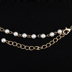 Wholesale Women Party Luxurious Pearl Jewelrt Sets Necklace Earrings Bridal Wedding Jewelry Set