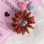 Popular cute elastic telephone line hair ties rubber material for hair extension