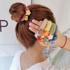 Autumn and winter wholesale popular cute elastic telephone line hair ties with logo for female