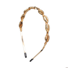 2020 custom summer womens hair accessories pearl hairband beach shell headbands