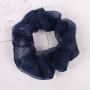 Wholesale fashion bulk custom women girls elastic organza hair scrunchies Wholesale fashion bulk custom women girls elastic organza hair scrunchies