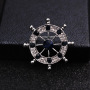 New Arrival fashion Designer Jewelry rhinestone Men Suit Anchor brooches