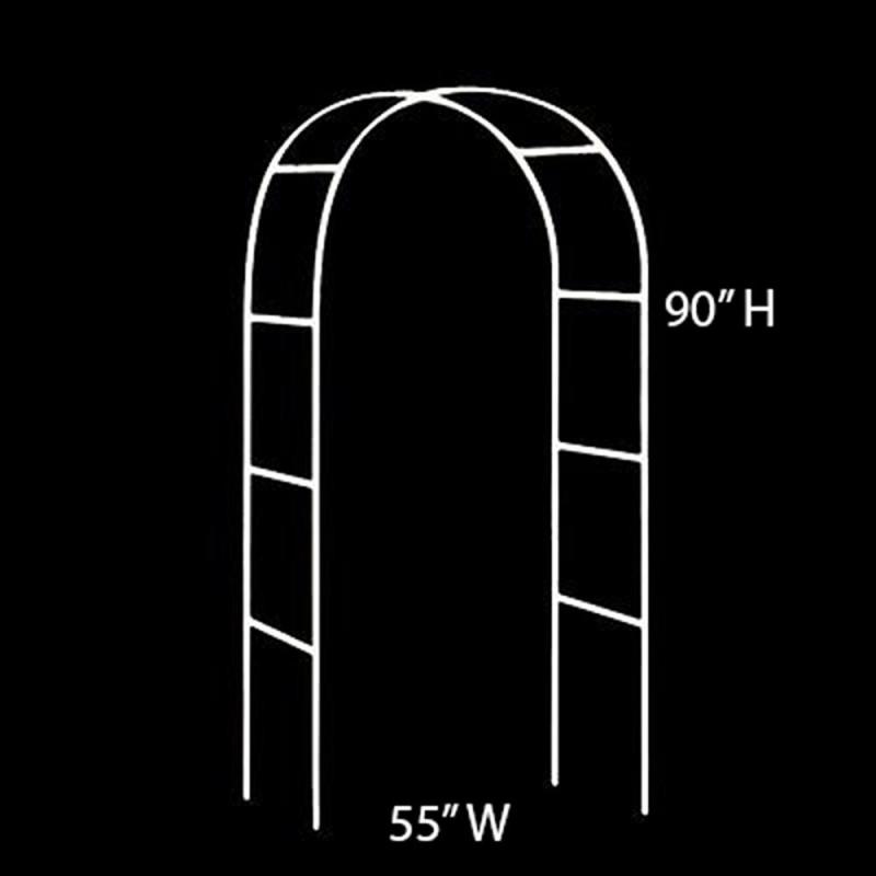 Cheap round garden metal artificial flower arch for wedding decoration