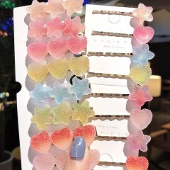 wholesale fashion teenagers candy colors pentagram heart hair clips for girls wholesale fashion teenagers candy colors pentagram heart hair clips for girls