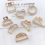 Fashion Women Hair Accessories Small Size Metal Geometric Simple Hair Claws Fashion Women Hair Accessories Small Size Metal Geometric Simple Hair Claws