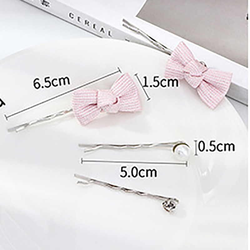 Fashion Korean hair accessories rhinestone pearl bow hair clips hairpin Fashion Korean hair accessories rhinestone pearl bow hair clips hairpin