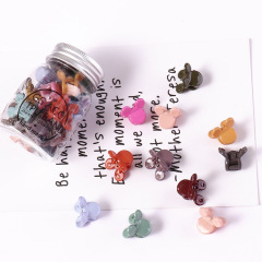Amazon hot sale 20pcs candy colors woman baby kids mini hair claws for girls